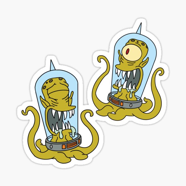 Kang and Kodos Treehouse of Horror Sticker