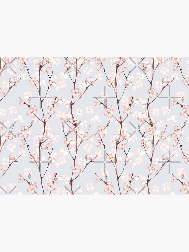Blossom. Watercolor seamless floral pattern by Gribanessa