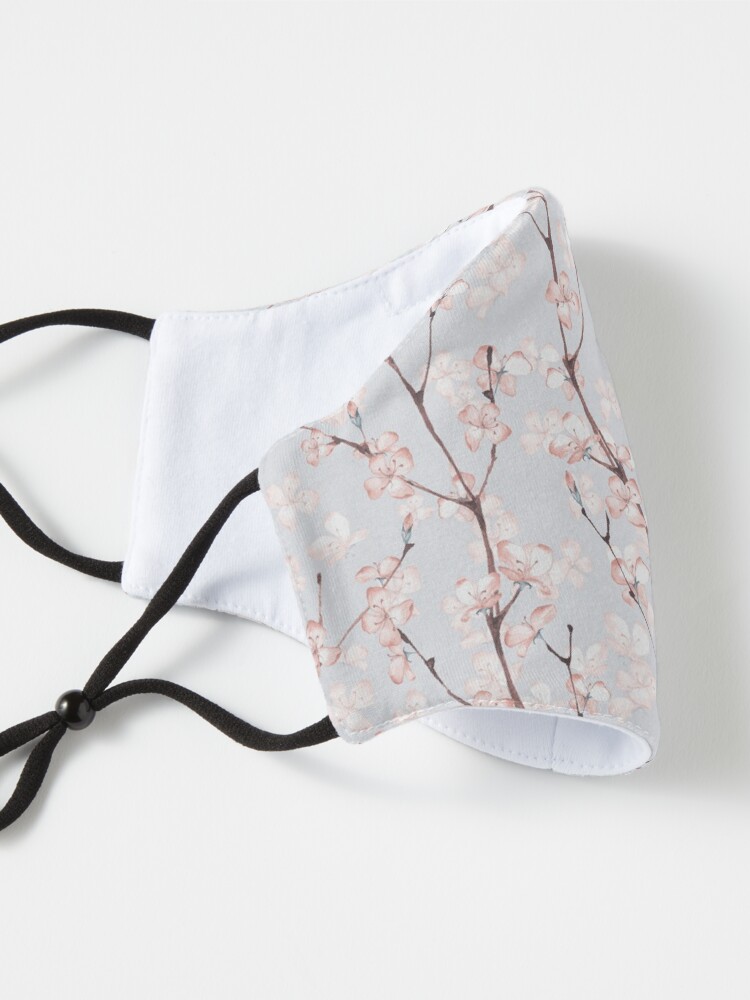 Alternate view of Blossom. Watercolor seamless floral pattern Mask