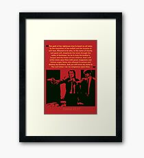 Ezekiel 25:17 Framed Print