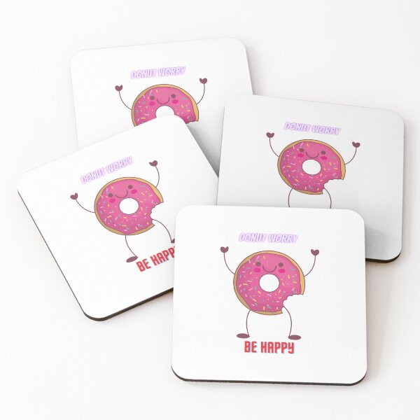 Item preview, " Donut Worry, Be Happy." designed and sold by BoBiBi Designs.