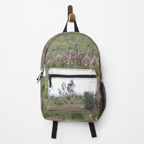 Item preview, Father emu and chicks, Outback Australia designed and sold by FranWest.