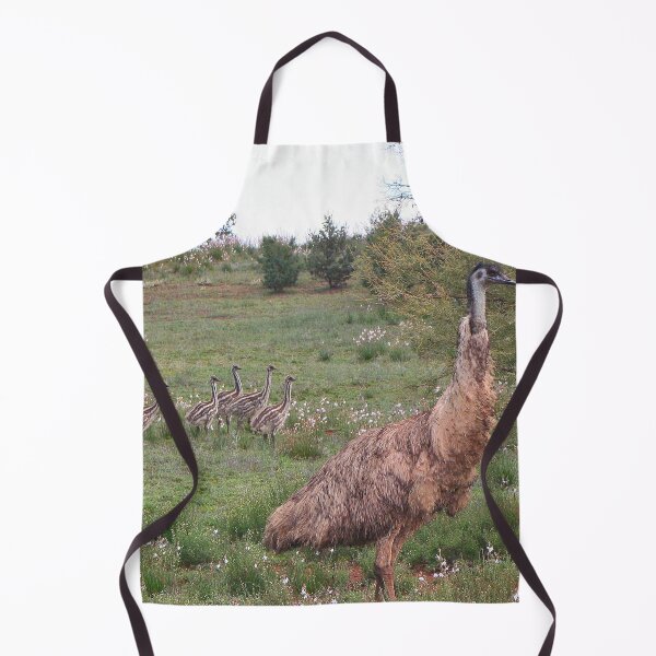 Item preview, Father emu and chicks, Outback Australia designed and sold by FranWest.