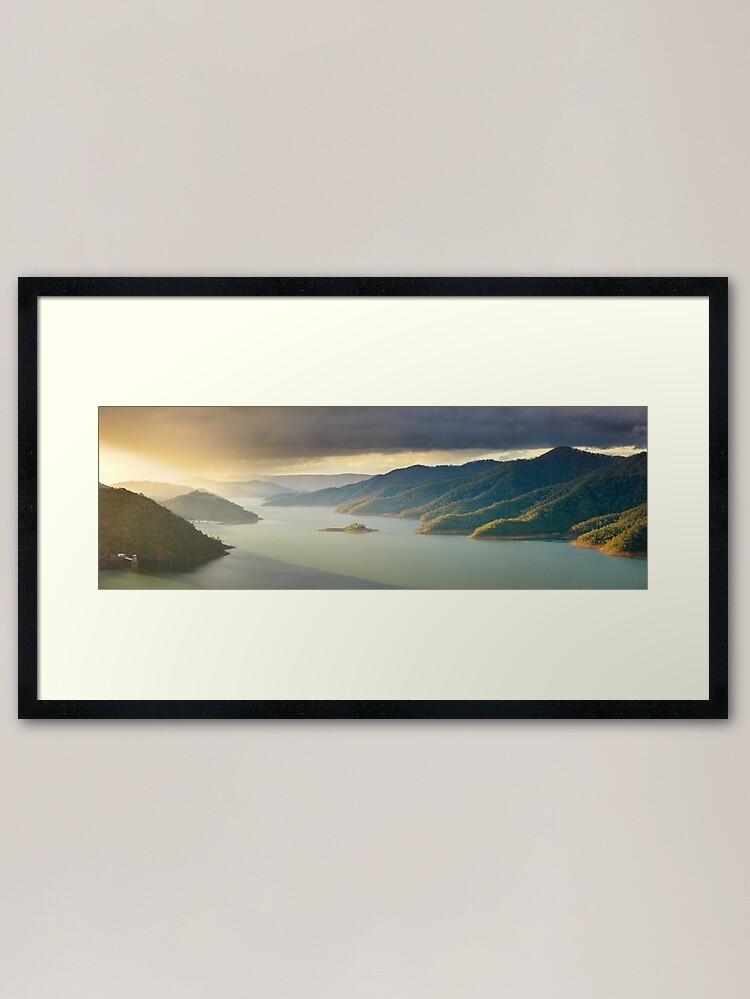 Alternate view of Lake Eildon, Victoria, Australia Framed Art Print