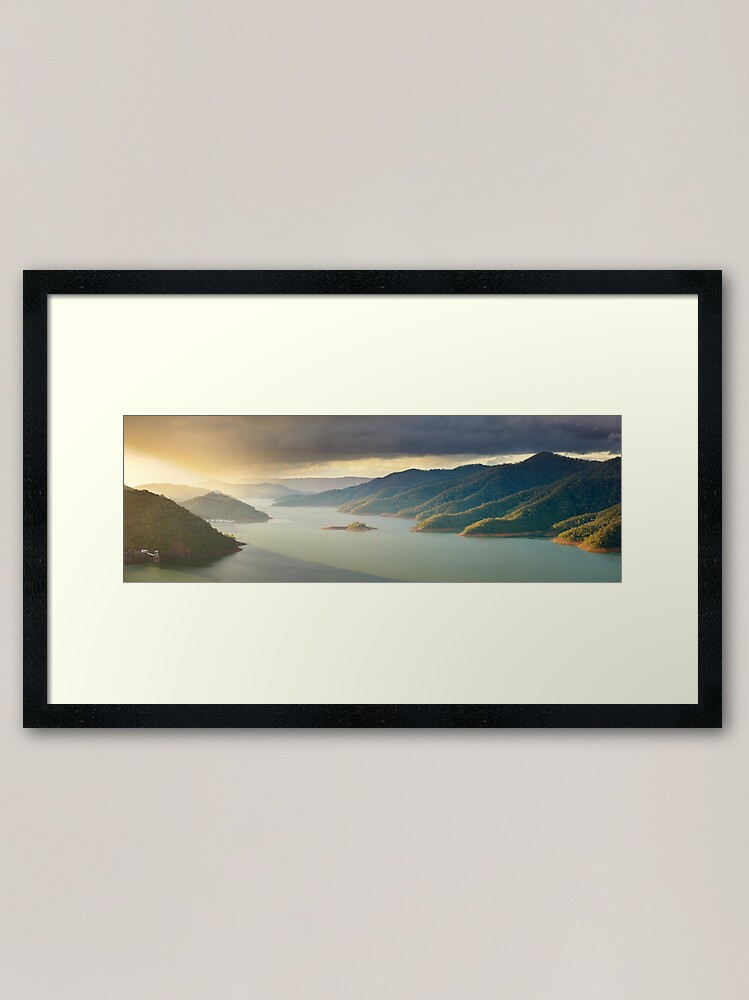 Alternate view of Lake Eildon, Victoria, Australia Framed Art Print