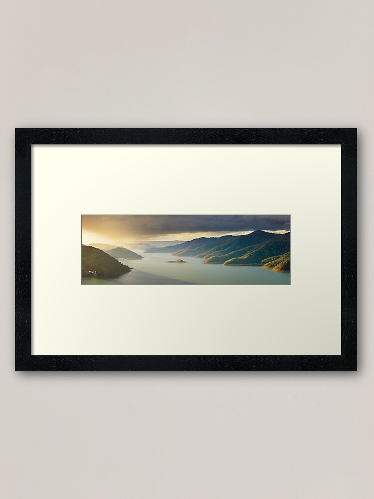 Alternate view of Lake Eildon, Victoria, Australia Framed Art Print