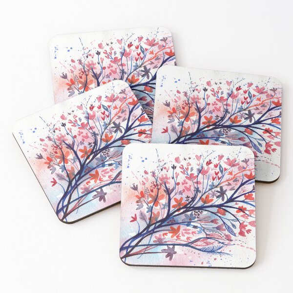 Item preview, Posy for Claire - Intuitive abstract watercolour painting of flowers designed and sold by klbailey.