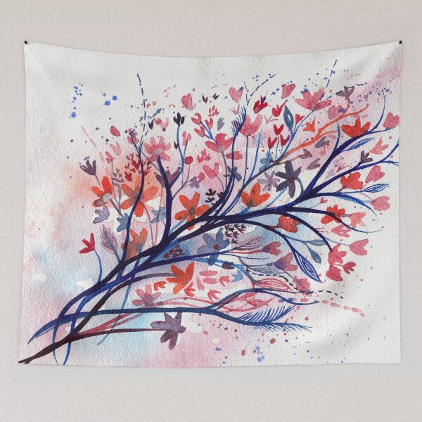 Item preview, Posy for Claire - Intuitive abstract watercolour painting of flowers designed and sold by klbailey.