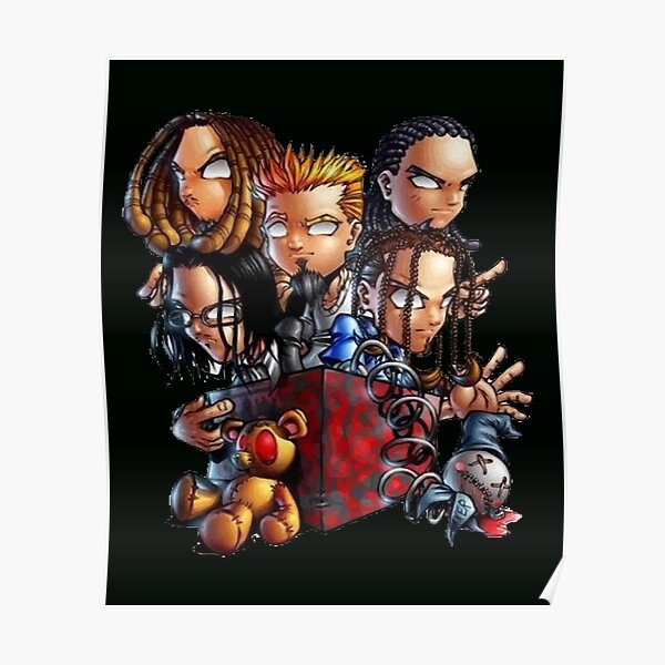 Korn Posters Redbubble - issues korn roblox
