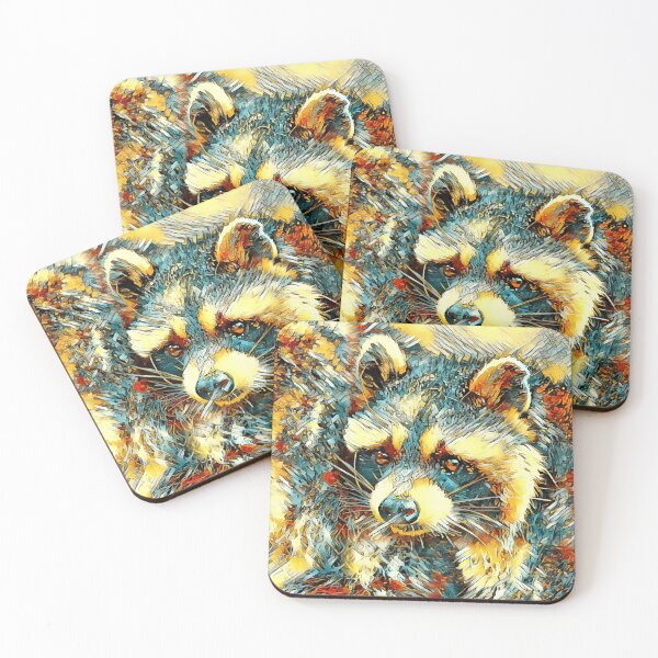 Item preview, AnimalArt Raccoon 004 designed and sold by JAMFoto.