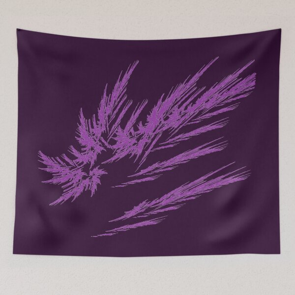 Aperçu de l'œuvre Conception de fractale en rafale de filament violet créée et vendue par AraljanFusion.