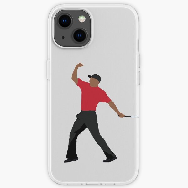 TIGER WOODS FIST PUMP SUNDAY RED CHAMPION | GOLFER GOLF LOVER BOYFRIEND HUSBAND GIFT iPhone Soft Case