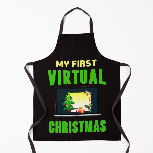 Item preview, My First Virtual Christmas - Funny Laptop, Christmas Tree, Gifts And Text Effects designed and sold by leo121687.