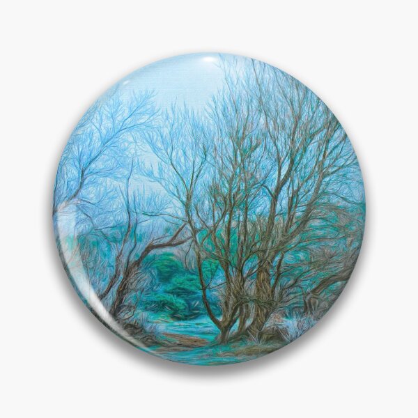 Item preview, Frosty woodland path designed and sold by Brian Tarr.