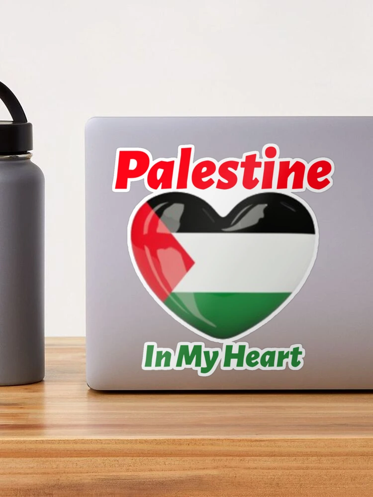 Palestine In My Heart Sticker for Sale by PalestineWorld