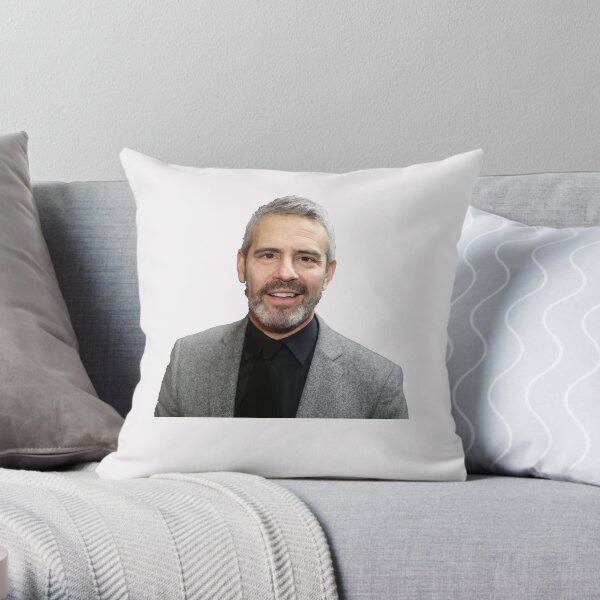 Andy Cohen Hearts Pillow