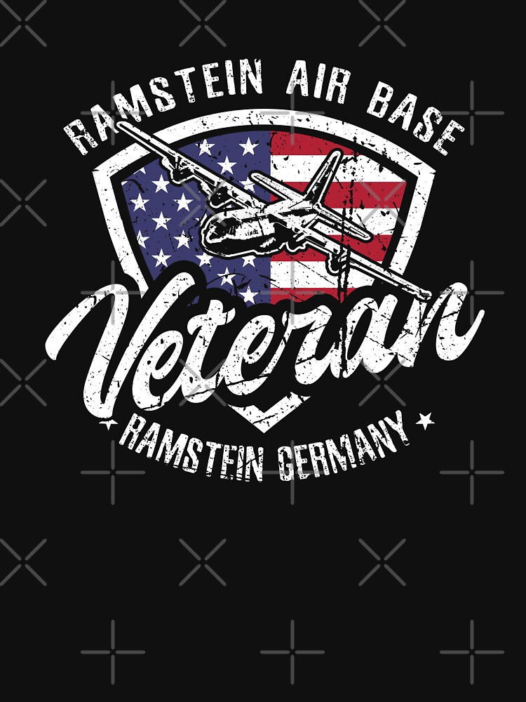 "Ramstein Air Base Veteran USAF Rhineland Germany" Pullover Hoodie for