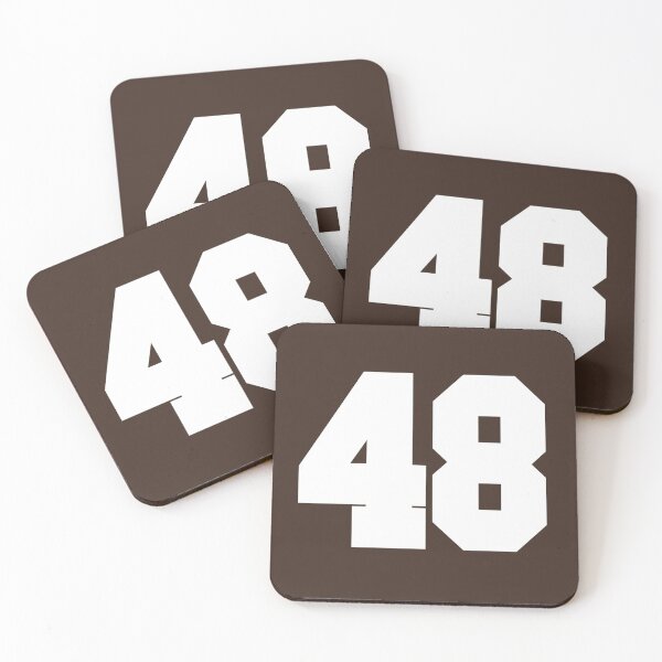 Item preview, 48 Number Cleveland Sports Fourty-Eight Brown Jersey designed and sold by HelloFromAja.