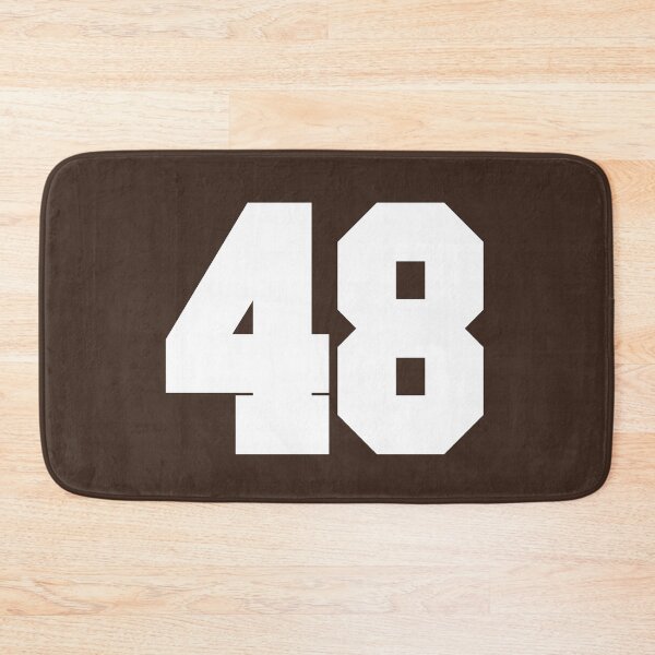 Item preview, 48 Number Cleveland Sports Fourty-Eight Brown Jersey designed and sold by HelloFromAja.