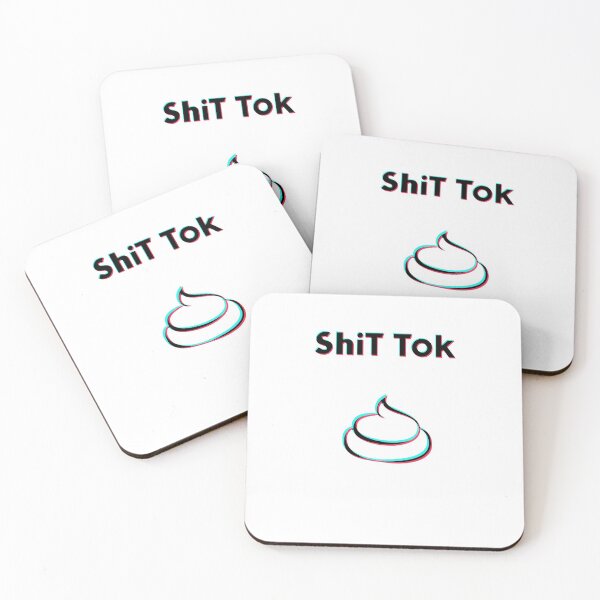 Item preview, Shit Tok Funny Spoof Logo designed and sold by chris-ellis-art.