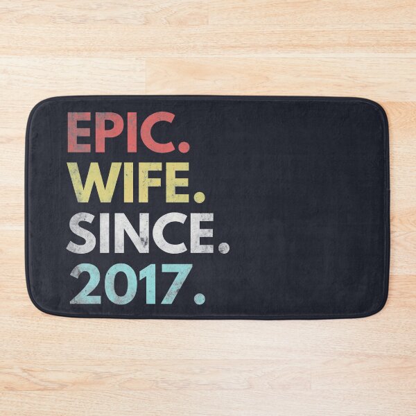 Item preview, 3rd wedding anniversary gift for her Epic Wife since 2017 designed and sold by good vibes clothing.