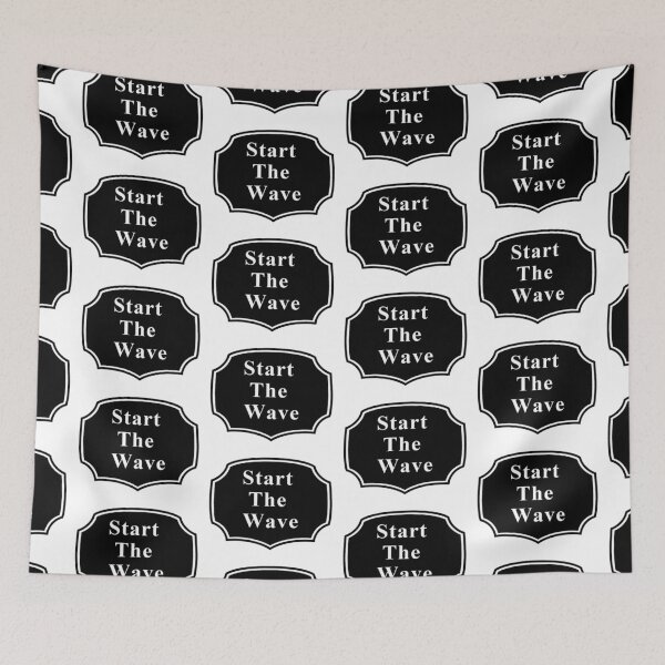 Item preview, Start The Wave black designed and sold by NancyArtDesigns.
