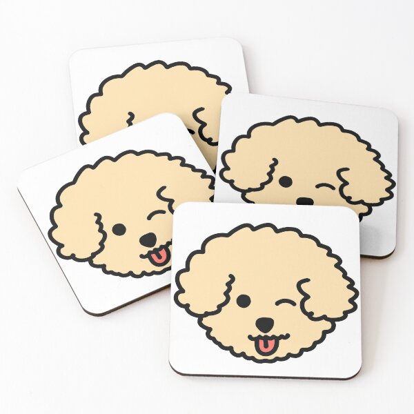 Item preview, Winking Poodle  designed and sold by PawPawDog.