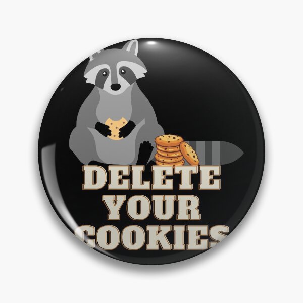 Item preview, Delete Your Cookies Raccoon Humor Browser Fun designed and sold by Two Left Hands Design.
