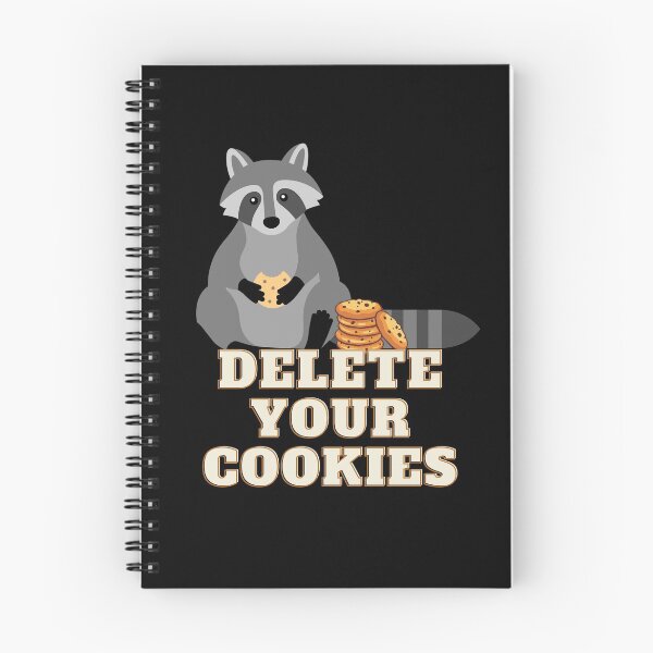 Item preview, Delete Your Cookies Raccoon Humor Browser Fun designed and sold by Two Left Hands Design.
