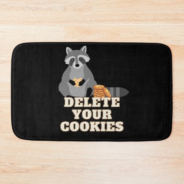 Item preview, Delete Your Cookies Raccoon Humor Browser Fun designed and sold by Two Left Hands Design.