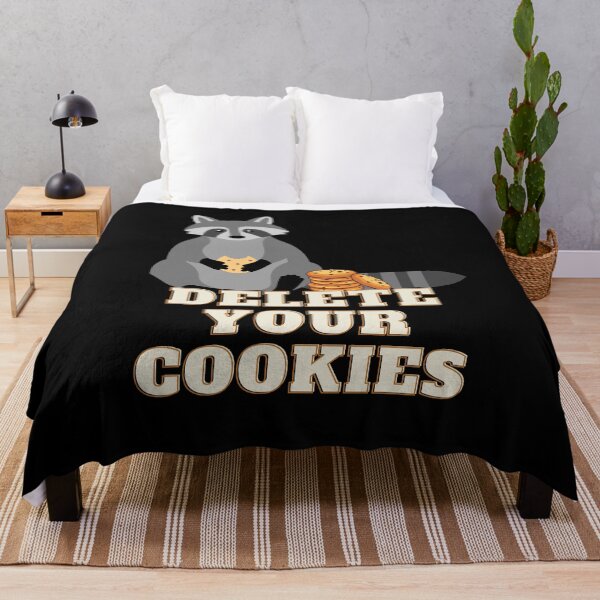 Item preview, Delete Your Cookies Raccoon Humor Browser Fun designed and sold by Two Left Hands Design.