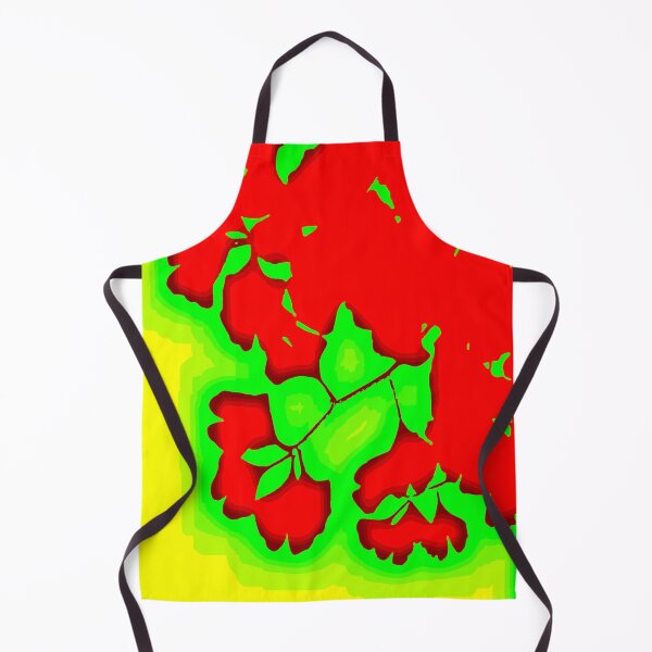 Item preview, Ginko Leaves in Red on Yellow and Green designed and sold by AlteredAtelier.