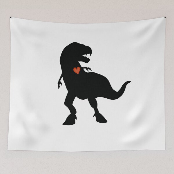 Item preview, T-rex with a heart designed and sold by BusyMonkeys.