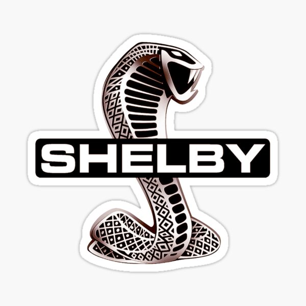 Shelby Logo Cobra Snake Auto Car Bumper Sticker Decal 12'' or 14'' 9''