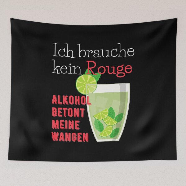 Item preview, I Don't Need Blush - Partying, Cocktail, Drink designed and sold by Two Left Hands Design.