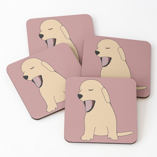 Item preview, Cachorro labrador retriver bostezo designed and sold by Mermaidssparkle.
