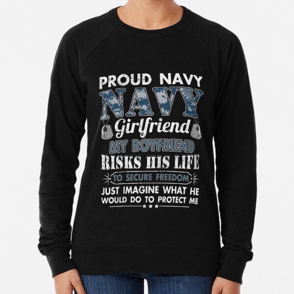 navy girlfriend hoodie