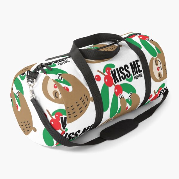 Item preview, Sloth Mistletoe | Kiss Me You Fool Christmas Meme designed and sold by GravitiTees.