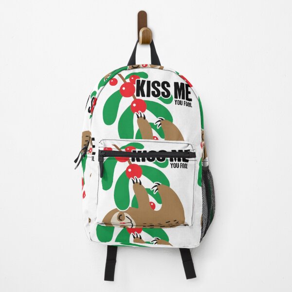 Item preview, Sloth Mistletoe | Kiss Me You Fool Christmas Meme designed and sold by GravitiTees.