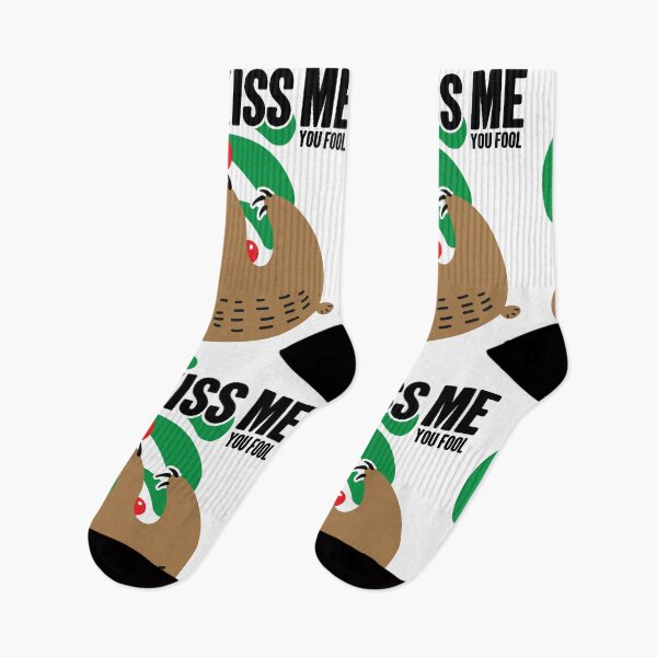 Item preview, Sloth Mistletoe | Kiss Me You Fool Christmas Meme designed and sold by GravitiTees.