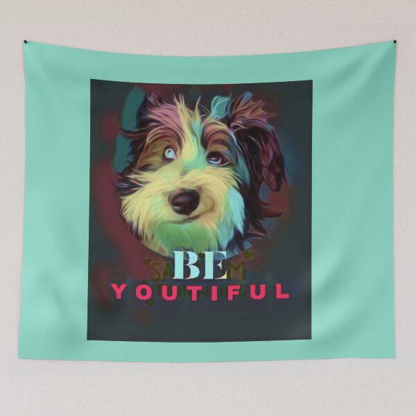 Item preview, Be YOUtiful (schnauzer dog) designed and sold by HamiltonmagicTs.