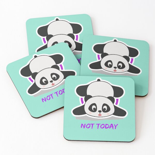 Item preview, Not Today (panda upside down) designed and sold by HamiltonmagicTs.