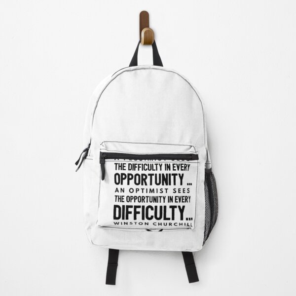 Item preview, A Pessimist sees difficulty in every opportunity, an optimist sees opportunity in every difficulty designed and sold by HamiltonmagicTs.