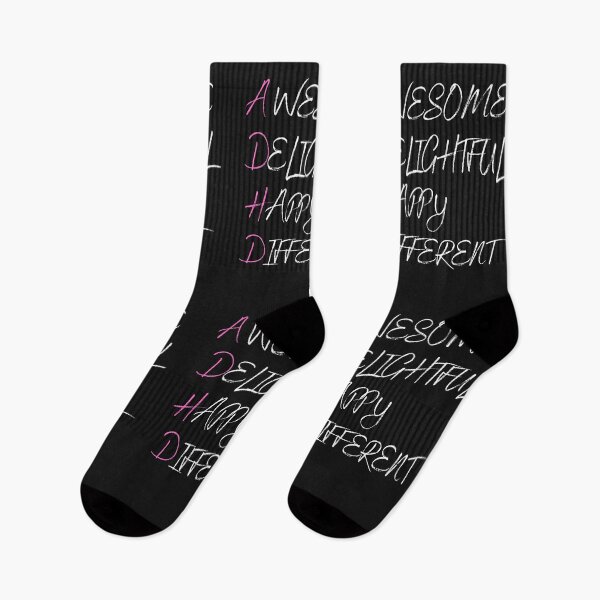 Item preview, ADHD Awesome Delightful Happy Different Women Girls designed and sold by DesignsofNote.