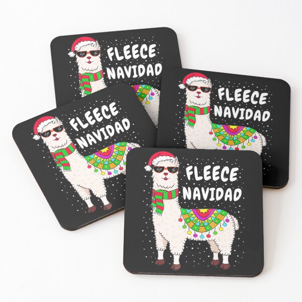Item preview, Fleece Feliz Navidad Llama Christmas designed and sold by ChristSchroeder.
