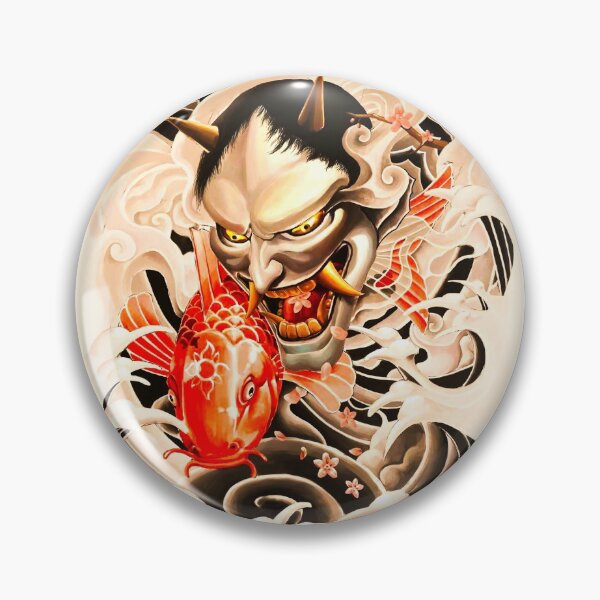 Item preview, The japan oni and koi to share one place designed and sold by Arramavis.