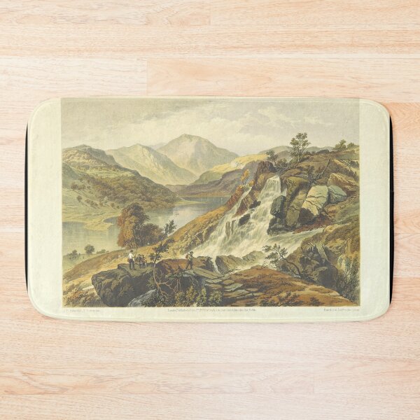 Item preview, Haweswater and Watergill Force Lake District 1859 Print from JB Pyne Artwork designed and sold by WizardsWorld.