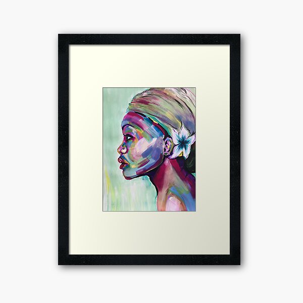 “Sylvia.” Framed Art Print
