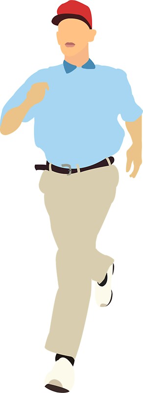 "Forrest Gump " Stickers by noahchavkin | Redbubble