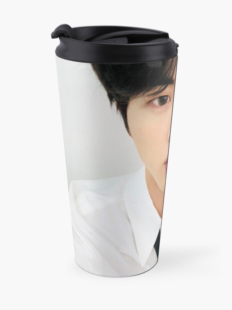 Alternate view of BTS JIN SELCA 181122 (the cursed jin cup) Travel Mug